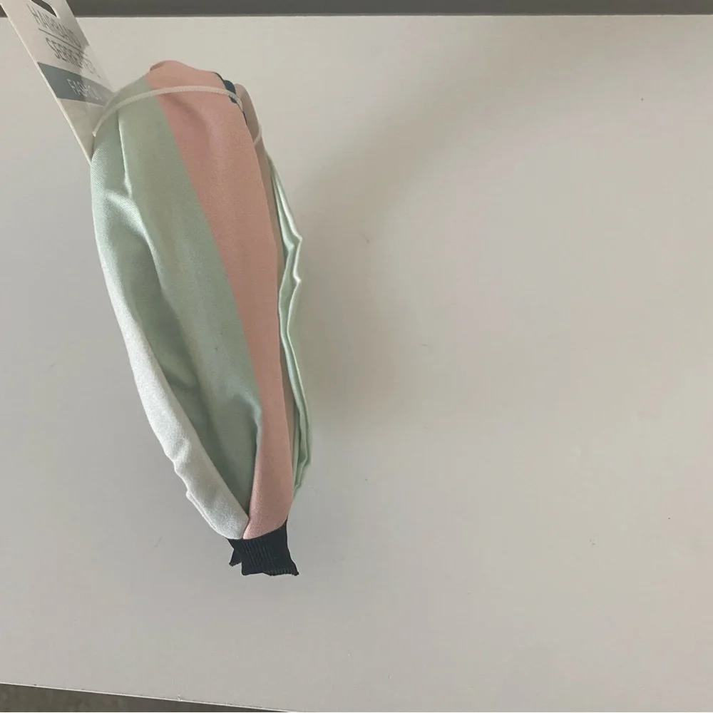 Pink and Green Head Band Hair Accessory - Picture 3 of 5